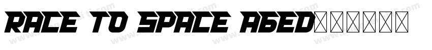 Race To Space Aged字体转换